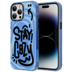 __vg|Mavi|0|6974750888789-01|Apple iPhone 14 Pro Max Kılıf Mutlu Mod Figürlü YoungKit Happy Mood Serisi Kapak