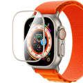 __vg|Titanyum|0|6975601641942-01|Apple Watch Ultra 49mm CaseWorld Alloy Serisi Safir Akıllı Saat Temperli Cam Ekran Koruyucu