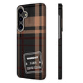 __vg|Kahverengi|0|6976245240225-01|Galaxy S24 Kılıf Ekose Desenli Youngkit Gezhi Serisi Kapak