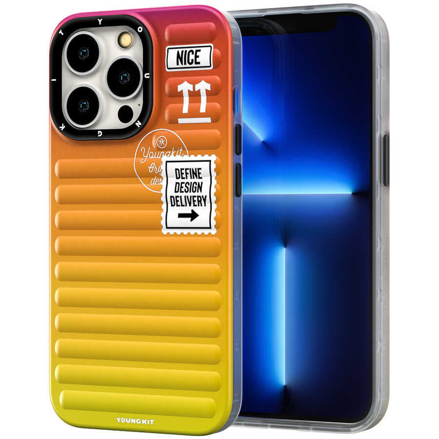 __vg|Turuncu|0|6976245240256-01|Apple iPhone 14 Pro Max Kılıf YoungKit The Secret Color Serisi Kapak