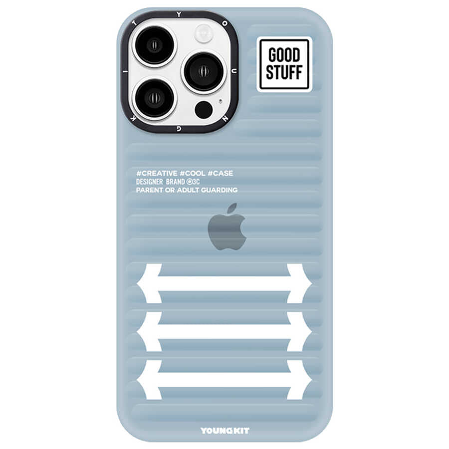 __vg|Sierra Mavi|0|6976245240515-01|Apple iPhone 14 Pro Max Kılıf YoungKit Luggage FireFly Serisi Kapak