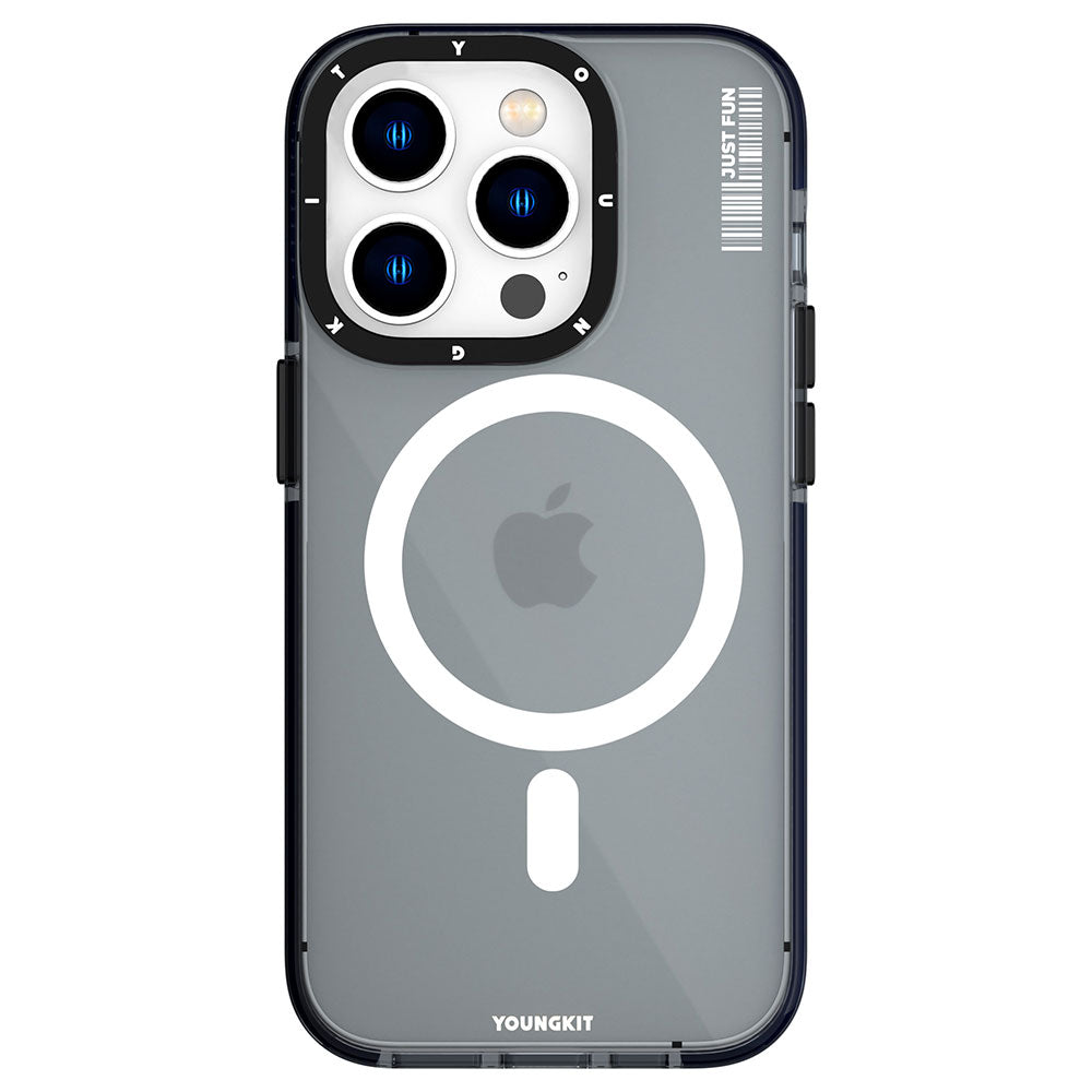 __vg|Siyah|0|6976245240607-01|Apple iPhone 14 Pro Max Kılıf MagSafe Şarj Özellikli YoungKit Crystal Color Serisi Kapak