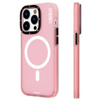 __vg|Pembe|0|6976245241444-01|Apple iPhone 14 Pro Kılıf MagSafe Şarj Özellikli Youngkit Colored Sand Serisi Kapak