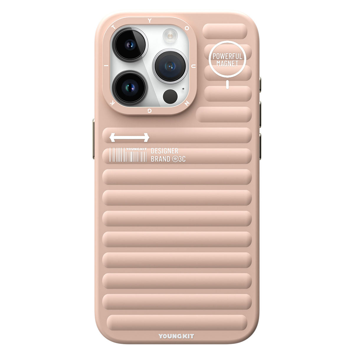 __vg|Pembe|0|6976245244292-01|Apple iPhone 14 Pro Max Kılıf Mat Renkli Tasarım YoungKit Original Serisi Kapak