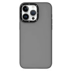 __vg|Gri|0|6976245244841-01|Apple iPhone 15 Pro Max Kılıf Buzlu Mat Tasarım Youngkit Hidden Sand Serisi Kapak