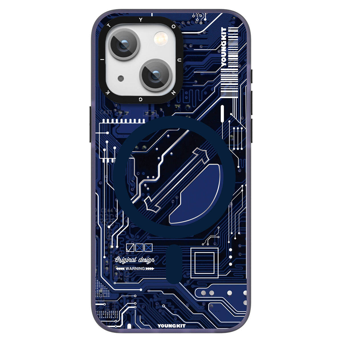 __vg|Lacivert|0|6976245245084-01|Apple iPhone 15 Plus Kılıf MagSafe Şarj Özellikli YoungKit Technology Serisi Kapak