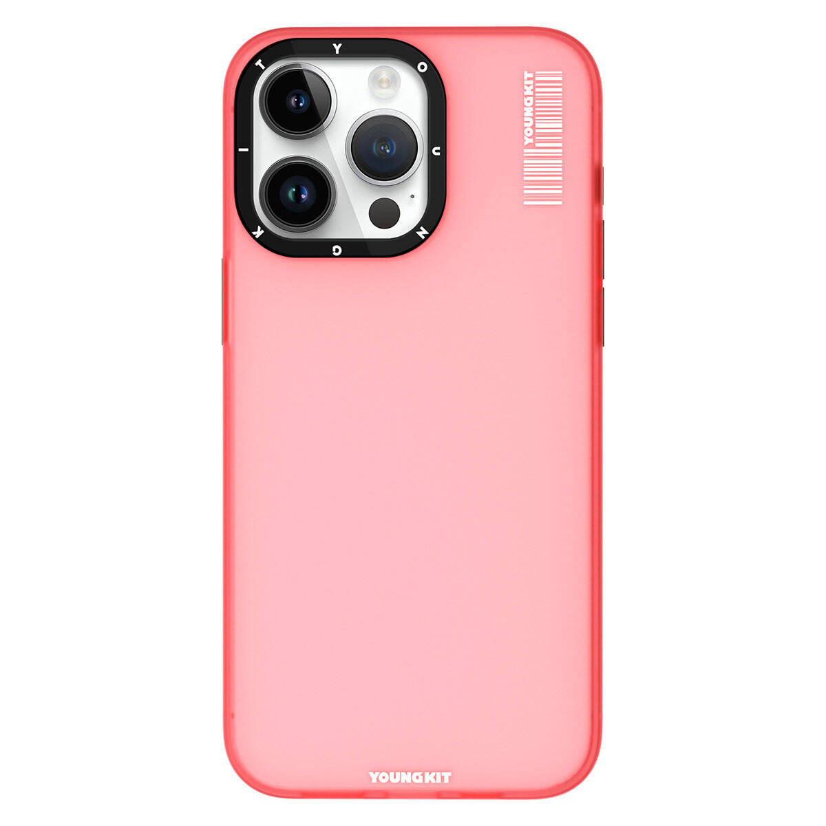 __vg|Pembe|0|6976245245152-01|Apple iPhone 15 Pro Kılıf Buzlu Mat Tasarım Youngkit Hidden Sand Serisi Kapak