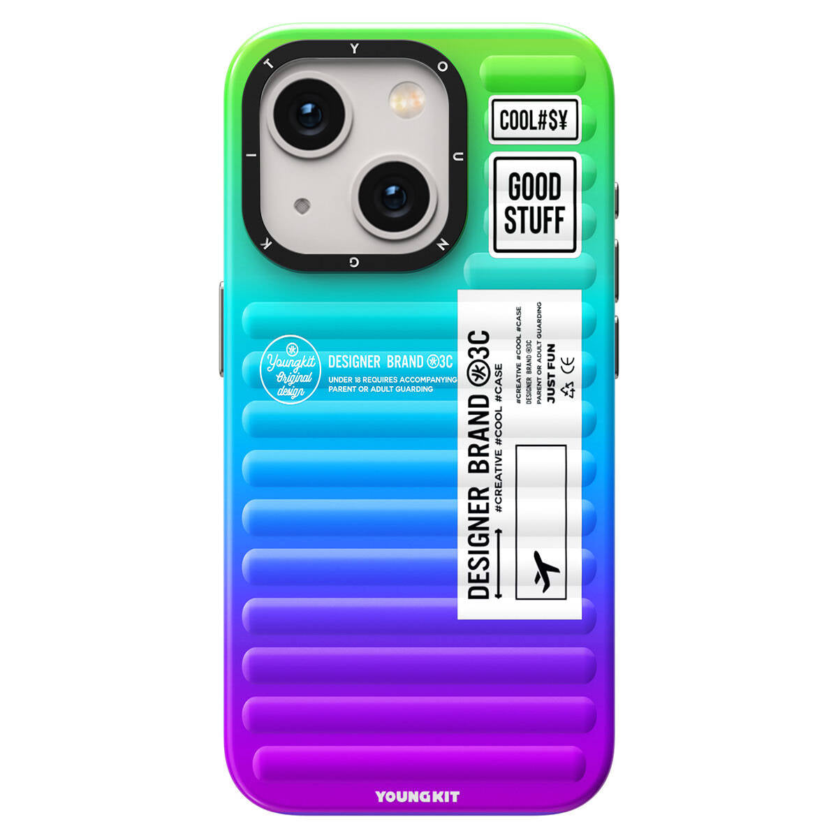 __vg|Mavi|0|6976245245220-01|Apple iPhone 15 Kılıf YoungKit The Secret Color Serisi Kapak