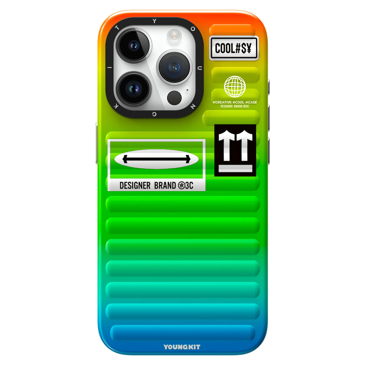 __vg|Yeşil|0|6976245245329-01|Apple iPhone 15 Pro Kılıf YoungKit The Secret Color Serisi Kapak