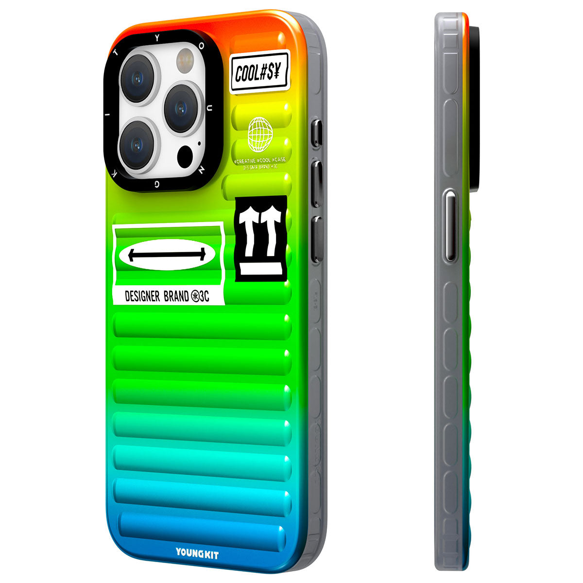 __vg|Yeşil|0|6976245245336-01|Apple iPhone 15 Pro Max Kılıf YoungKit The Secret Color Serisi Kapak