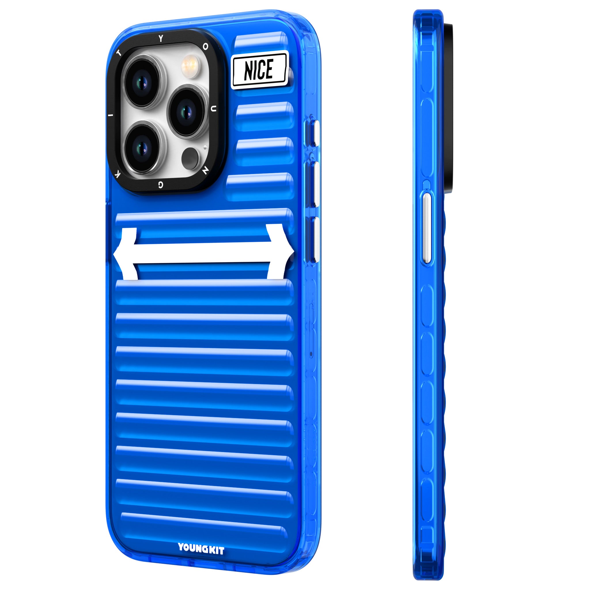 __vg|Mavi|0|6976245245640-01|Apple iPhone 15 Pro Kılıf YoungKit Luggage FireFly Serisi Kapak