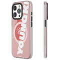 __vg|Pembe|0|6976245246135-01|Apple iPhone 15 Pro Max Kılıf MagSafe Şarj Özellikli Youngkit Binfen Serisi Yazı Temalı Kapak