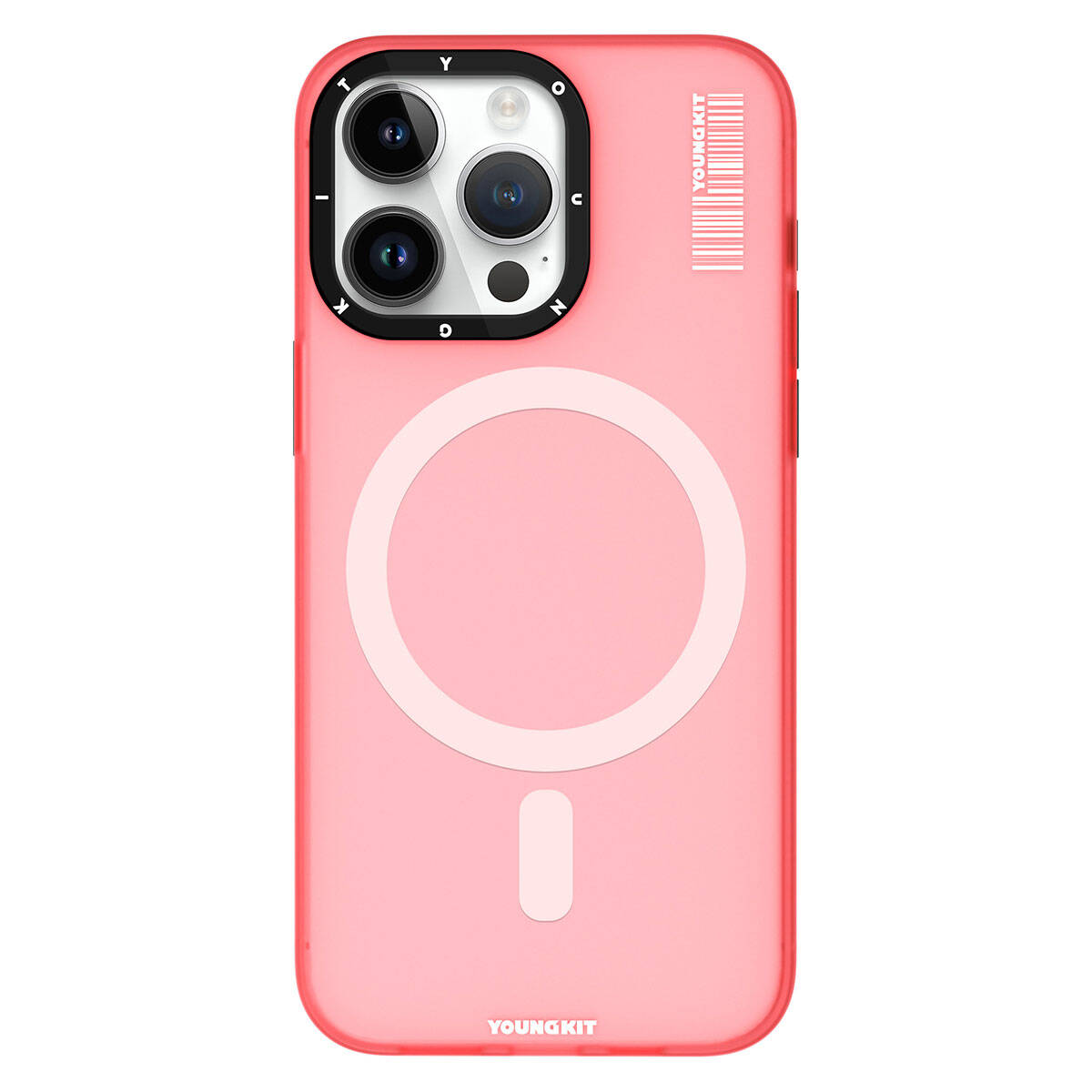 __vg|Pembe|0|6976245246890-01|Apple iPhone 15 Pro Kılıf MagSafe Şarj Özellikli Youngkit Hidden Sand Serisi Kapak