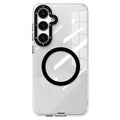__vg|Siyah|0|6976245247316-01|Galaxy S24 Kılıf MagSafe Şarj Özellikli Sararmaya Karşı Dayanıklı Youngkit Clear Crystal Serisi Kapak