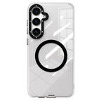 __vg|Siyah|0|6976245247316-01|Galaxy S24 Kılıf MagSafe Şarj Özellikli Sararmaya Karşı Dayanıklı Youngkit Clear Crystal Serisi Kapak