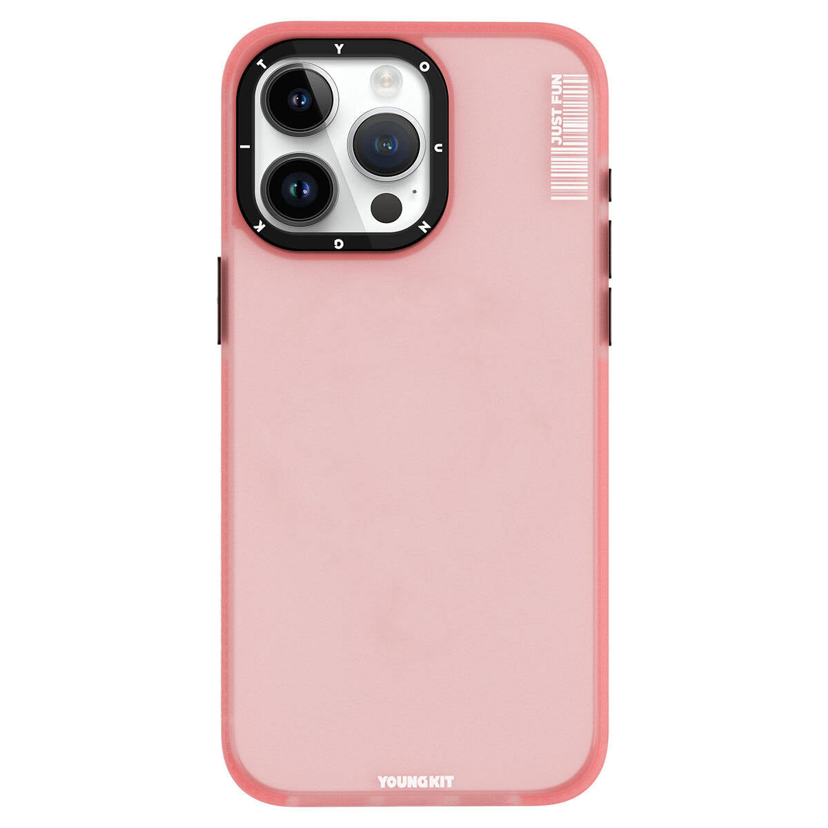 __vg|Pembe|0|6976245248023-01|Apple iPhone 15 Pro Max Kılıf Buzlu Mat Tasarım Youngkit Colored Sand Serisi Kapak