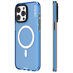 __vg|Mavi|0|6976245248139-01|Apple iPhone 15 Pro Kılıf MagSafe Şarj Özellikli YoungKit Crystal Color Serisi Kapak