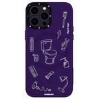 __vg|Mor|0|6976245248801-01|Apple iPhone 14 Pro Max Kılıf MagSafe Şarj Özellikli Desenli Youngkit Plaything Serisi Kapak