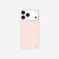 __vg|Pembe|0|6976788024306-01|Apple iPhone 17 Pro Max Kılıf MagSafe Şarj Özellikli Deri Tasarımlı Pynana Starry Serisi Kapak