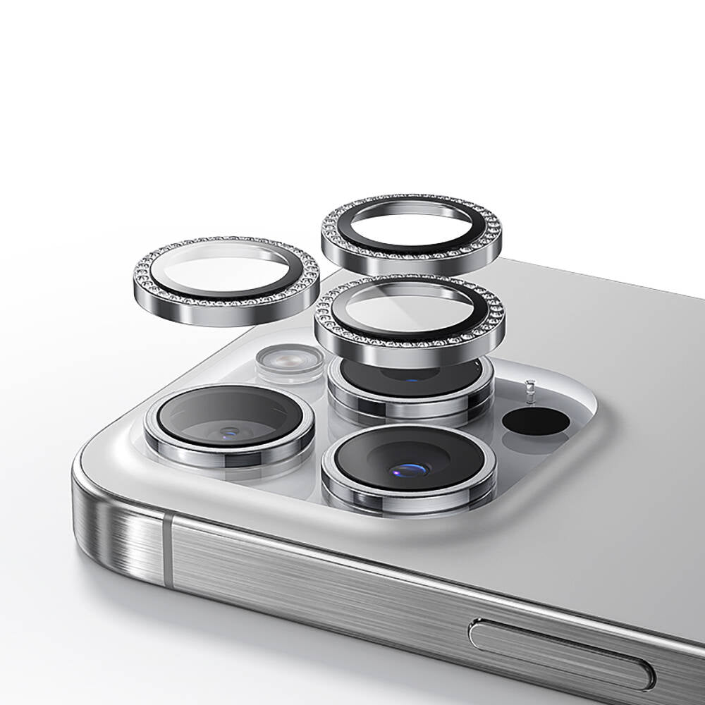 __vg|Gümüş|0|6976924460173-01|Apple iPhone 14 Pro Max Casebang Gem Kamera Lens Koruyucu