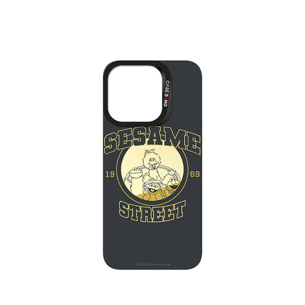 __vg|Siyah|0|6976924461941-01|Apple iPhone 14 Pro Max MagSafe Şarj Özellikli Casebang Sesame Street Serisi Mıknatıslı Arka Panel