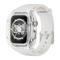 __vg|Beyaz|0|6976975611845-01|Apple Watch 42mm Wiwu Wi-WB013 Rambo Serisi 2in1 Şeffaf PC Kasa Koruyuculu Kauçuk Kordon