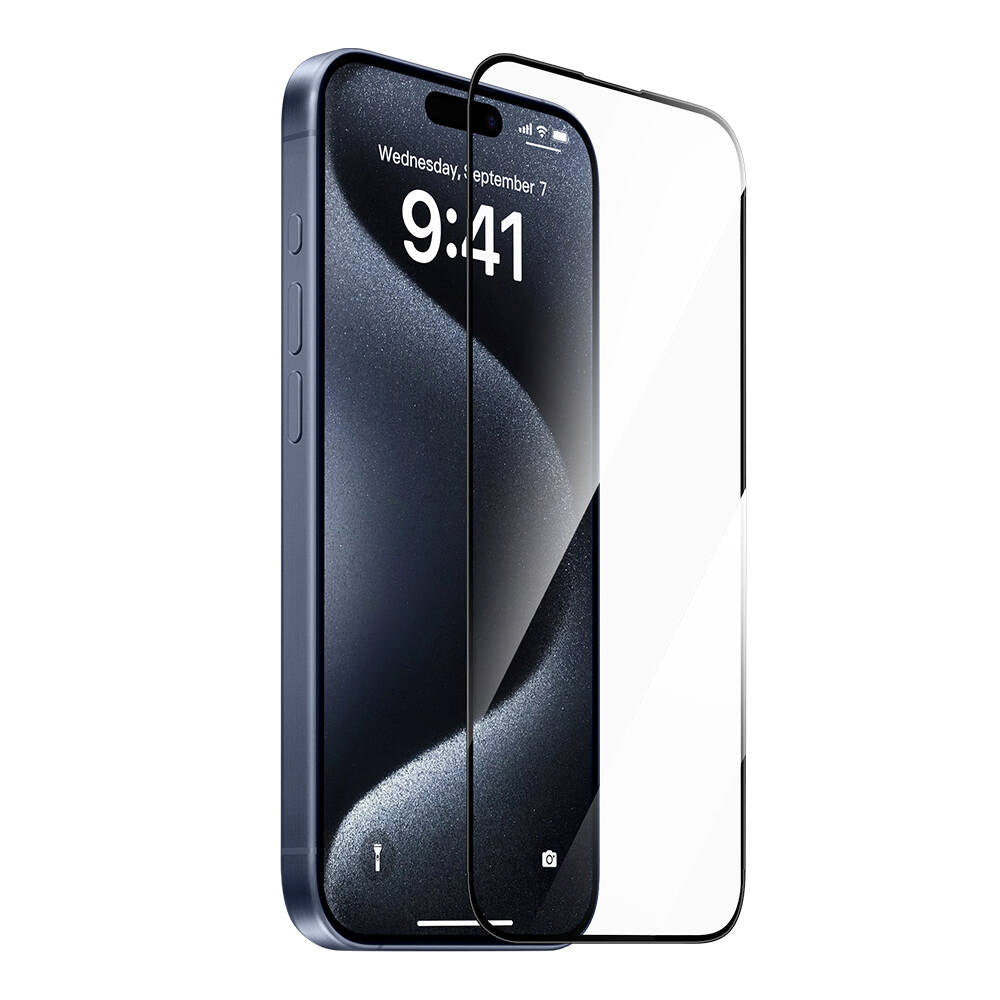 __vg|Siyah|0|6976975615126-01|Apple iPhone 14 Pro Max Wiwu GT-008 Polimer Oleofobik Kaplama Şeffaf Pürüzsüz Temperli Cam Ekran Koruyucu 10'lu Paket
