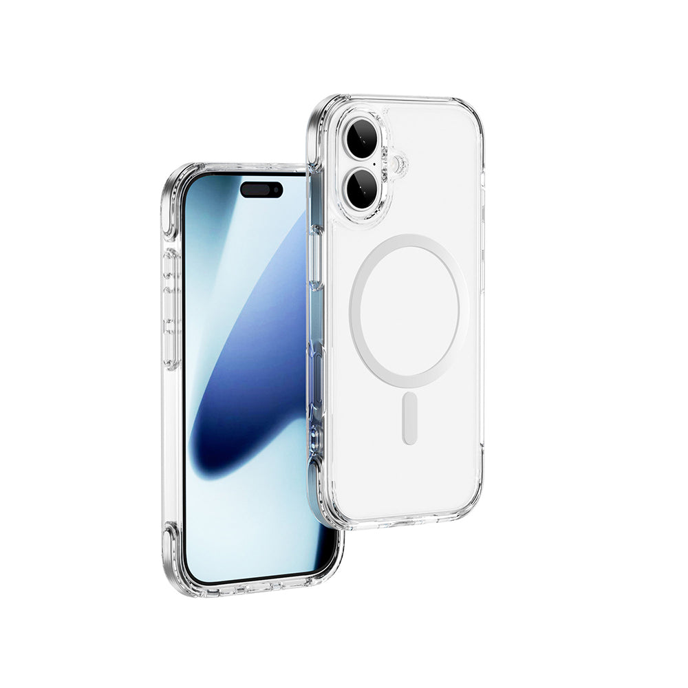 __vg|Şeffaf|0|6977703657821-01|Apple iPhone 17 Kılıf MagSafe Şarj Özellikli Wiwu MCC-702 Titanyum Pro Serisi Sert PC Kapak