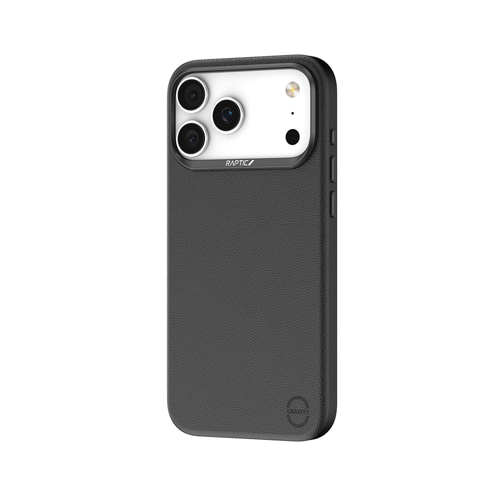 __vg|Siyah|0|6978373650037-01|Apple iPhone 17 Pro Max Kılıf MagSafe Şarj Özellikli Polimerik Deri Raptic Urban Nano Kapak