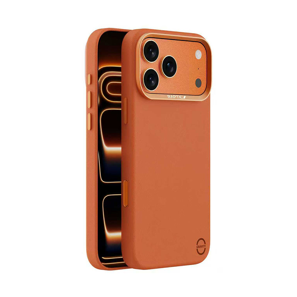 __vg|Turuncu|0|6978373650051-01|Apple iPhone 17 Pro Max Kılıf MagSafe Şarj Özellikli Polimerik Deri Raptic Urban Nano Kapak