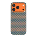 __vg|Gold-Mavi|0|6978373650280-01|Apple iPhone 17 Pro Max Kılıf MagSafe Şarj Özellikli Raptic Aramid Skin Origin Serisi Karbon Kapak