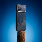 __vg|Lacivert|2|6978373650990-03|Apple iPhone 17 Pro Max Kılıf MagSafe Şarj Özellikli Raptic Aramid Skin Serenity Serisi Karbon Kapak
