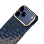 __vg|Lacivert|6|6978373650990-07|Apple iPhone 17 Pro Max Kılıf MagSafe Şarj Özellikli Raptic Aramid Skin Serenity Serisi Karbon Kapak