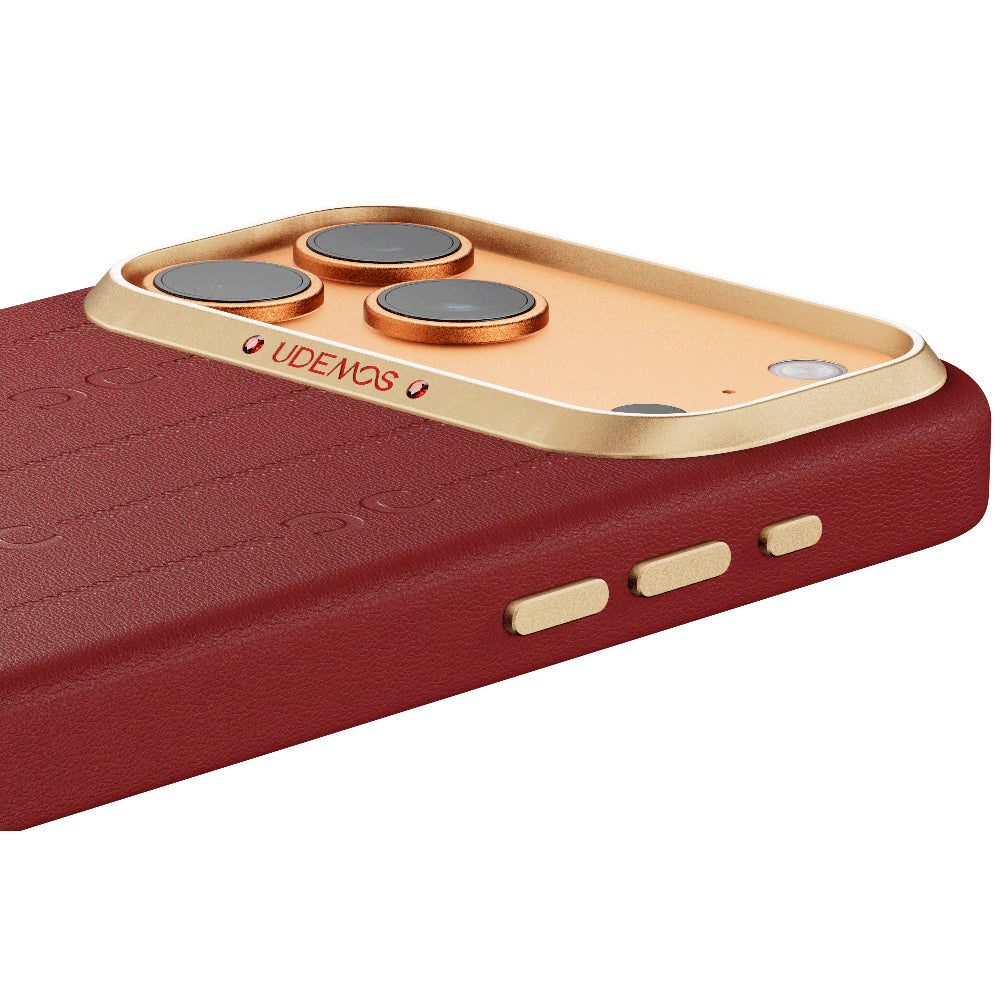 __vg|Kırmızı|8|6978373651119-09|Apple iPhone 17 Pro Max Kılıf MagSafe Şarj Özellikli Udemos Wind Serisi Kapak