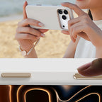 __vg|Beyaz|9|6978373651140-10|Apple iPhone 17 Pro Max Kılıf MagSafe Şarj Özellikli Çizgili Udemos Freedom Serisi Kapak