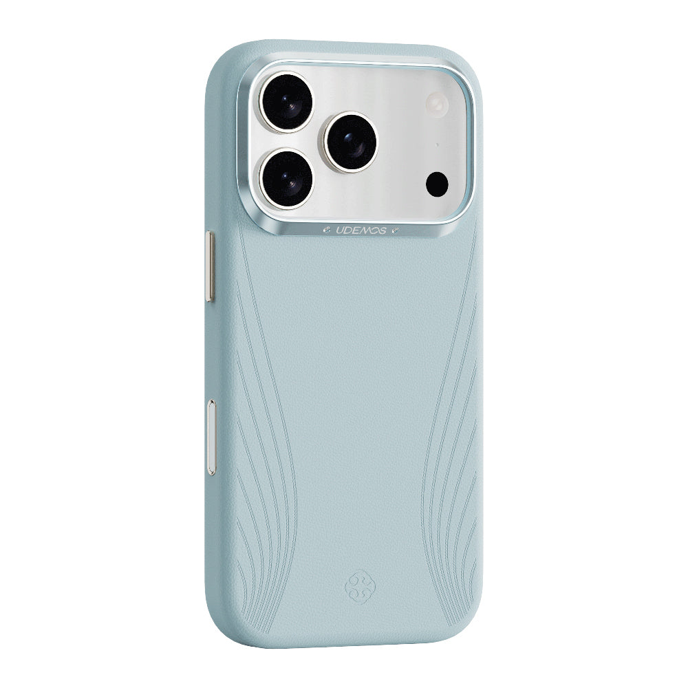 __vg|Mavi|2|6978373651157-03|Apple iPhone 17 Pro Max Kılıf MagSafe Şarj Özellikli Çizgili Udemos Freedom Serisi Kapak