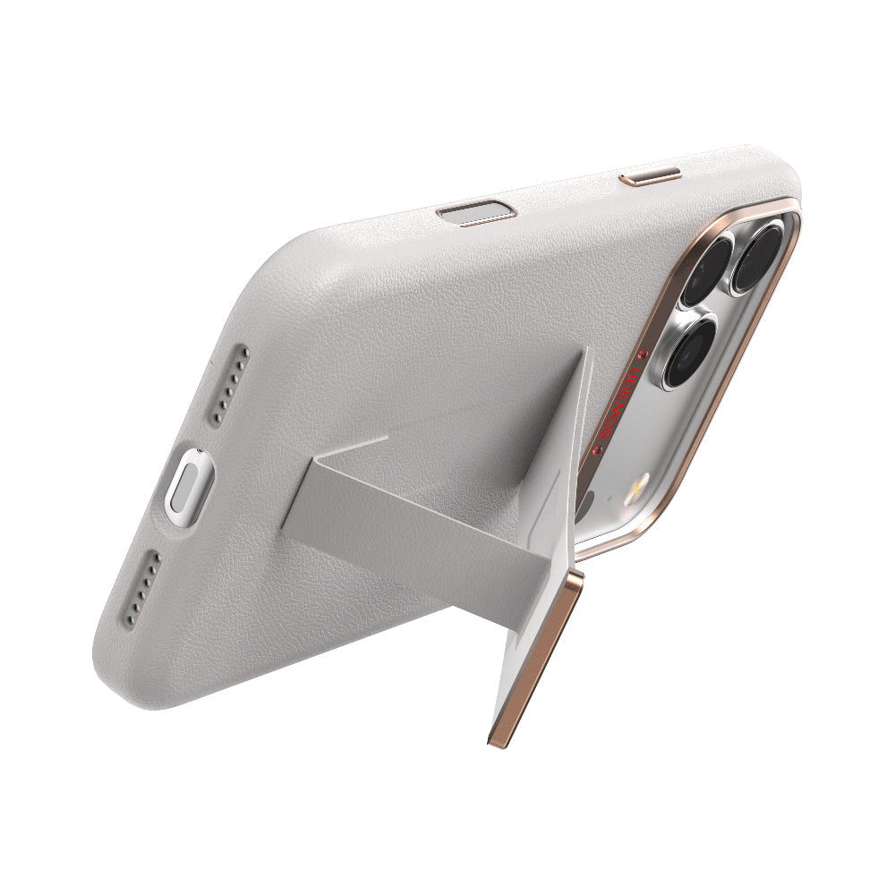 __vg|Beyaz|5|6978373651171-06|Apple iPhone 17 Pro Max Kılıf MagSafe Şarj Özellikli Standlı Udemos İndependence Serisi Kapak