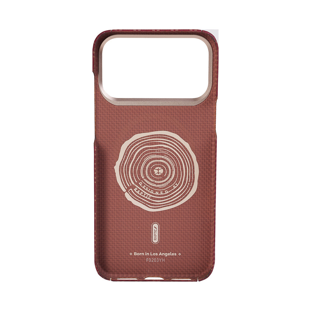 __vg|Kırmızı|5|6978373651317-06|Apple iPhone 17 Pro Max Kılıf MagSafe Şarj Özellikli Raptic Aramid Skin Serisi Karbon Kapak