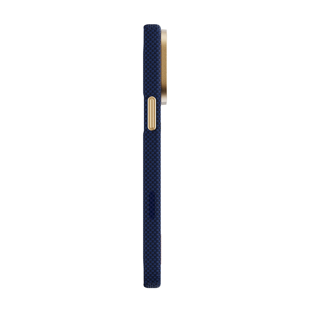 __vg|Lacivert|4|6978373651355-05|Apple iPhone 17 Pro Max Kılıf MagSafe Şarj Özellikli Raptic Aramid Skin Chivalry Serisi Karbon Kapak