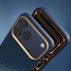 __vg|Lacivert|7|6978373651362-08|Apple iPhone 17 Pro Max Kılıf MagSafe Şarj Özellikli Raptic Aramid Dual Serenity Serisi Karbon Kapak