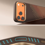 __vg|Kahverengi|3|6978373651379-04|Apple iPhone 17 Pro Max Kılıf MagSafe Şarj Özellikli Raptic Aramid Dual Serenity Serisi Karbon Kapak