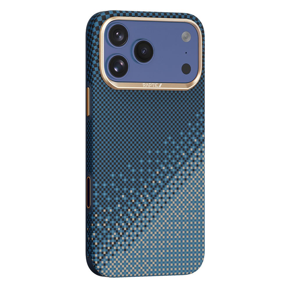 __vg|Lacivert|3|6978373651409-04|Apple iPhone 17 Pro Max Kılıf MagSafe Şarj Özellikli Raptic Aramid Dual Ultra Serenity Serisi Karbon Kapak