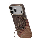 __vg|Kahverengi|1|6978373651775-02|Apple iPhone 17 Pro Max Kılıf Raptic 2in1 Bundle Kit Aramid Skin Serenity Serisi Stand ve Karbon Kapak