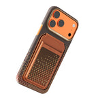 __vg|Kahverengi|1|6978373651836-02|Apple iPhone 17 Pro Max Kılıf Raptic 2in1 Bundle Kit Aramid Skin Serenity Serisi Kartlık ve Karbon Kapak