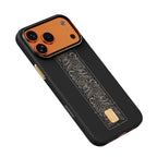 __vg|Siyah|5|6978373652031-06|Apple iPhone 17 Pro Max Kılıf MagSafe Şarj Özellikli Raptic Aramid Skin Rise Serisi 24 Ayar Altın Kaplamalı Karbon Kapak