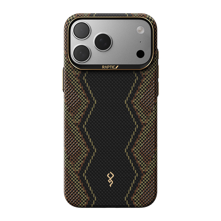 __vg|Siyah|0|6978373652062-01|Apple iPhone 17 Pro Max Kılıf MagSafe Şarj Özellikli Raptic Aramid Skin Scepter Serisi Karbon Kapak