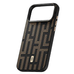 __vg|Siyah|6|6978373652109-07|Apple iPhone 17 Pro Max Kılıf MagSafe Şarj Özellikli Raptic Aramid Dual Grid Serisi Karbon Kapak