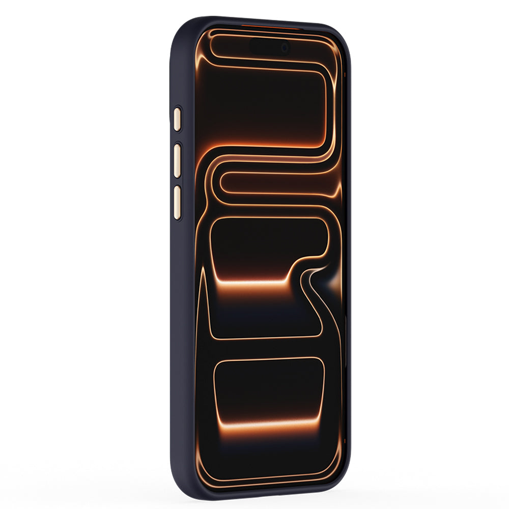 __vg|Lacivert|7|6978373652123-08|Apple iPhone 17 Pro Max Kılıf MagSafe Şarj Özellikli Raptic Aramid Dual Grid Serisi Karbon Kapak