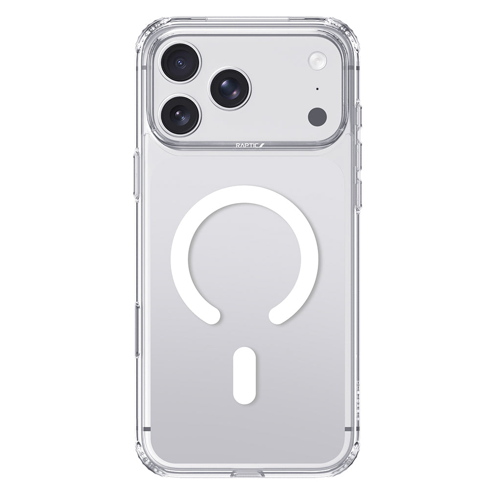 Apple iPhone 18 Pro Kılıf MagSafe Şarj Özellikli Raptic Air Clear Serisi Airbagli Kapak - Şeffaf