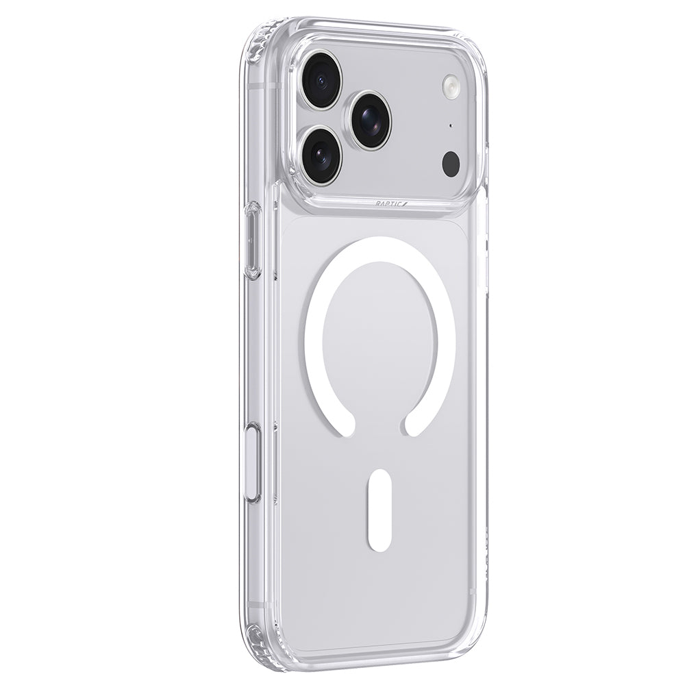 Apple iPhone 18 Pro Kılıf MagSafe Şarj Özellikli Raptic Air Clear Serisi Airbagli Kapak - Şeffaf